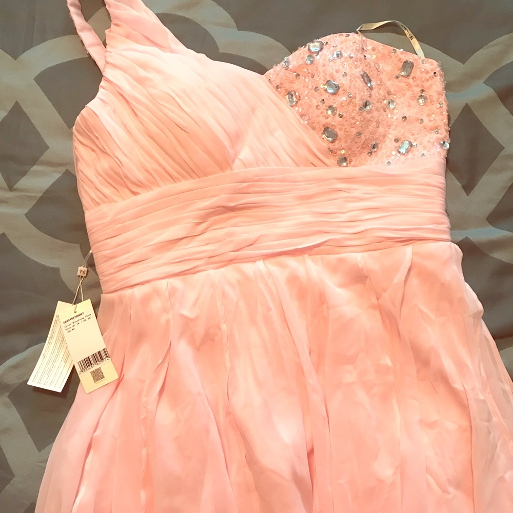 Blush Colored Pink - Size 14 (high - low) - Dress